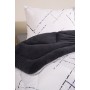 ETE HOMETEX ÇİFT KİŞİLİK LÜX WELSOFT YORGAN SETİ 195X215CM YANSIMA ANTRASİT 8696474231938
